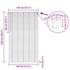 vidaXL Venetian Blinds Height Adjustable White 220 x 130 cm Aluminium