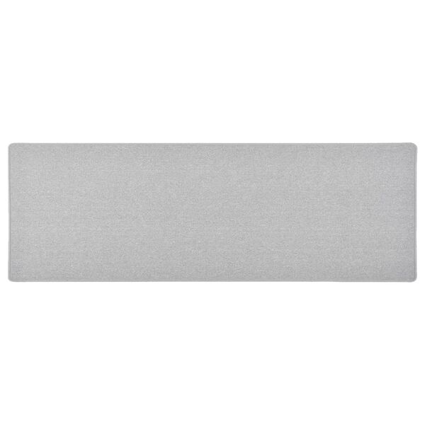 vidaXL Carpet Runner Light Grey 50x150 cm