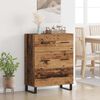 vidaXL Sideboard Old Wood 69.5 x 34 x 90 cm Engineered Wood and Iron