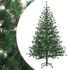 vidaXL Artificial Hinged Christmas Tree 150 cm PVC and Metal Green