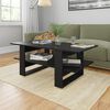 vidaXL Coffee Table Black 110x55x42 cm Engineered Wood