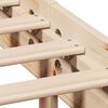 vidaXL Bookcase Bed without Mattress 180x200 cm Super King Solid Wood Pine