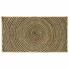 vidaXL Area Rug Black 60 x 110 cm Jute