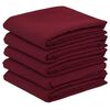 vidaXL Table Cloth 5 pcs Rectangular Wine Red 140 x 220 cm