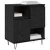 vidaXL Sideboard Black Oak 60 x 35 x 70 cm