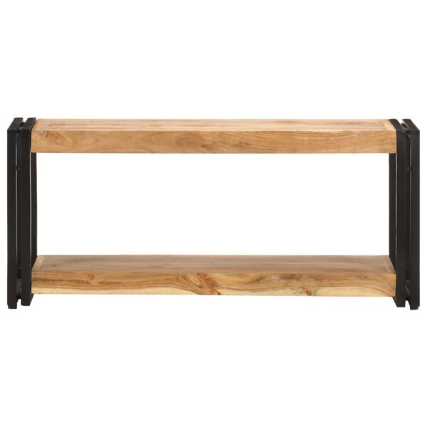 vidaXL TV Cabinet 90x30x40 cm Solid Acacia Wood