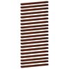 vidaXL Garden Cover Profile 20 pcs 100 x 6 x 5 cm Weathering Steel
