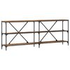 vidaXL Console Table Old Wood 200 x 30 x 75 cm Engineered Wood