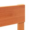 vidaXL Bed Frame without Mattress Wax Brown 90x200 cm Solid Wood Pine