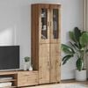 vidaXL Highboard Artisan Oak 60 x 35 x 182 cm Engineered Wood