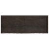 vidaXL Bathroom Countertop Dark Brown 160x60x(2-6) cm Treated Solid Wood