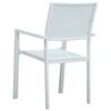 vidaXL 9 Piece Garden Dining Set White