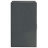 vidaXL Digital Safe with Lock Dark grey 40 x 35 x 60 cm Steel