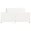 vidaXL Bed Frame without Mattress White 140x200 cm Solid Wood Pine