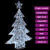 vidaXL Christmas Tree with 100 LEDs Cold white 122 cm Acrylic