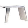 vidaXL Aviator Desk | Silver | Metal and MDF | Medium | Industrial