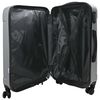 vidaXL Suitcase Set 3 pcs Silver 50 x 31 x 78 cm ABS Plastic and Steel