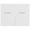 vidaXL Bathroom Furniture Set White Engineered Wood