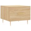 vidaXL Coffee Tables 2 pcs Sonoma Oak 50x50x40 cm Engineered Wood