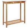 vidaXL 3 Piece Bar Set Solid Oak Wood