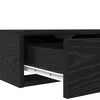 vidaXL Bed Drawers Black Oak 90 x 36.5 x 16.5 cm Engineered Wood