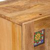 vidaXL Sideboard Natural 60 x 33.5 x 75 cm Solid Mango Wood