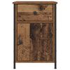 vidaXL Bedside Cabinet Old Wood 40 x 42 x 60 cm Engineered Wood