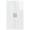 vidaXL Kitchen Wall Cabinet High Gloss White 60 x 31 x 100 cm