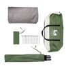 vidaXL Tunnel Tent with Roof Green and White 328 x 228 x 115 cm