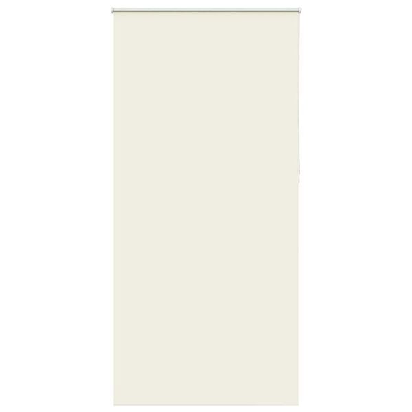 vidaXL Roller Blind Blackout Off White 90x230 cm Fabric Width 85.7 cm Polyester