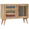vidaXL Sideboard | Natural Mango Wood | Solid Mango Wood and Engineered Wood
