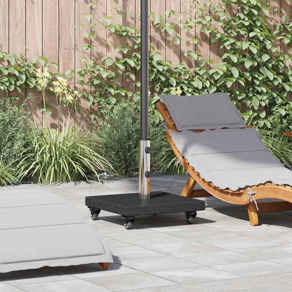 vidaXL Parasol Base Black 45 x 45 x 45 cm Granite