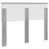 vidaXL Headboard Grey Sonoma 120 cm Engineered wood