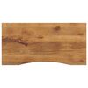 vidaXL Desk Top with Curve 140x60x2.5 cm Solid Wood Rough Mango