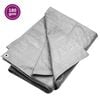 vidaXL Tarpaulin 180 g/m&sup2; 8x8 m Grey HDPE