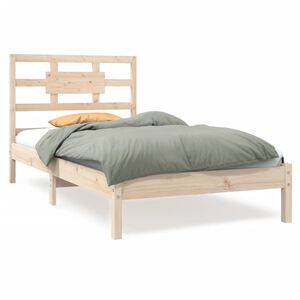 vidaXL Bed Frame without Mattress 90x200 cm Solid Wood