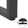 vidaXL Dining Table Legs V-Shape 3 pcs Anthracite 80x(72-73.3) cm Steel
