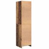 vidaXL Wardrobe with Shelf Old Wood 50 x 50 x 200 cm Engineered Wood