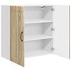 vidaXL Kitchen Cabinet with Storage Kalmar Sonoma Oak 80 x 31 x 80 cm