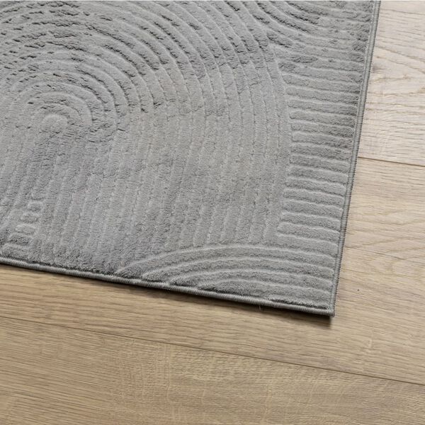 vidaXL Rug IZA Short Pile Scandinavian Look Grey 100x200 cm