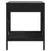 vidaXL Coffee Table with Infinity LED Black 40x40x49 cm