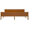 vidaXL Bed Frame without Mattress Honey Brown Solid Wood Pine 200x200cm
