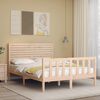 vidaXL Bed Frame without Mattress 140x200 cm Solid Wood Pine
