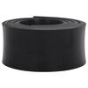 vidaXL Rubber Edge for Snow Plow Black 250x15x2 cm