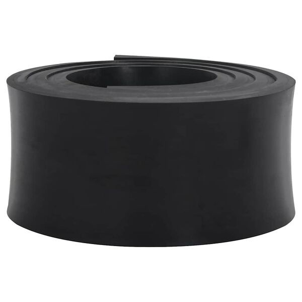 vidaXL Rubber Edge for Snow Plow Black 250x15x2 cm
