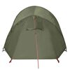 vidaXL Camping Tent Tunnel 2-Person Olive Green Waterproof