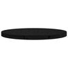 vidaXL Table Top Round Black Ø60x3 cm Solid Wood Pine
