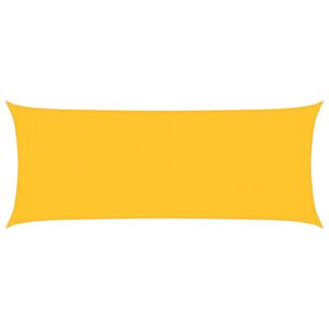 vidaXL Sunshade Sail 160 g/m² Rectangular Yellow 2x4.5 m HDPE