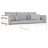 vidaXL Day Bed without Mattress White Solid Wood Pine 80x200 cm