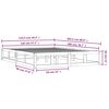 vidaXL Bed Frame without Mattress White 120x200 cm Solid Wood